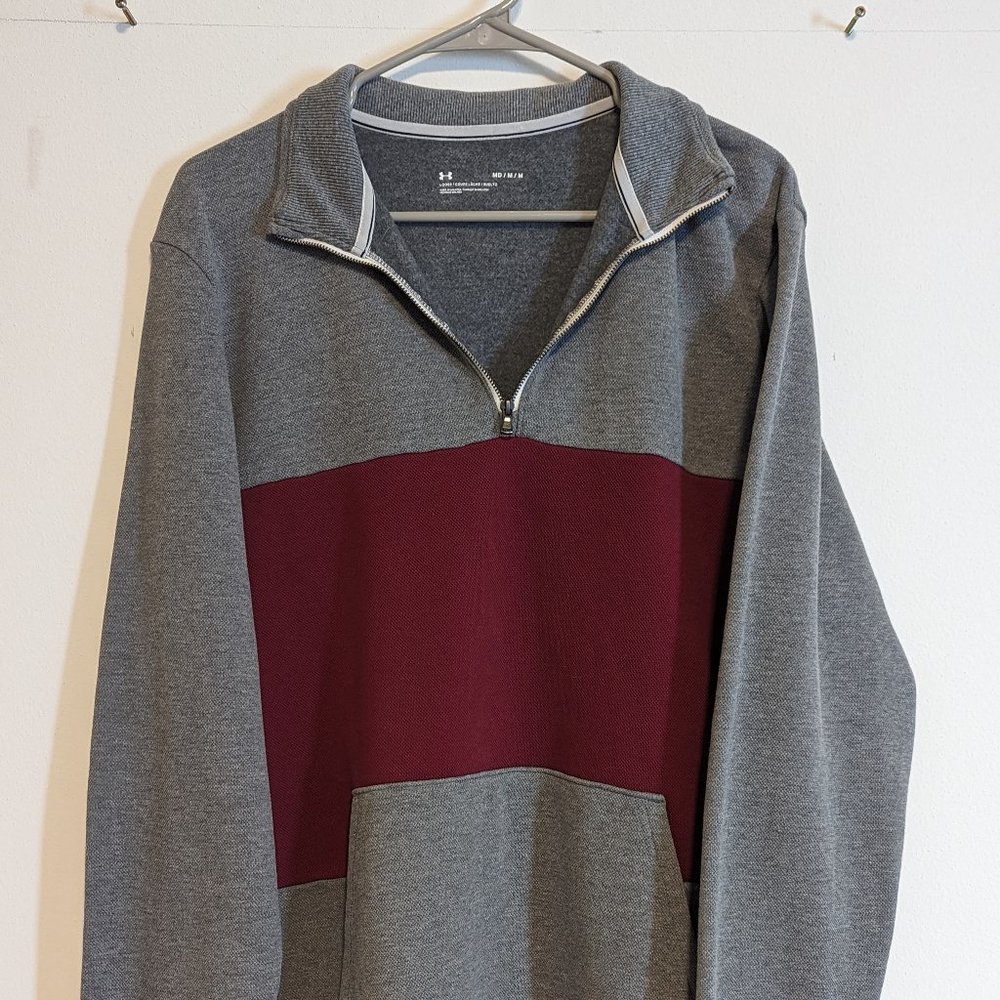 NWOT Under Armour Men's Quarter Zip Sweatshirt - Size Medium